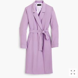 NWOT silky trench coat/dress